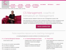 Tablet Screenshot of cs-management.fr